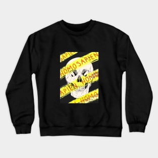 Homo Sapien Variant Yellow Crewneck Sweatshirt